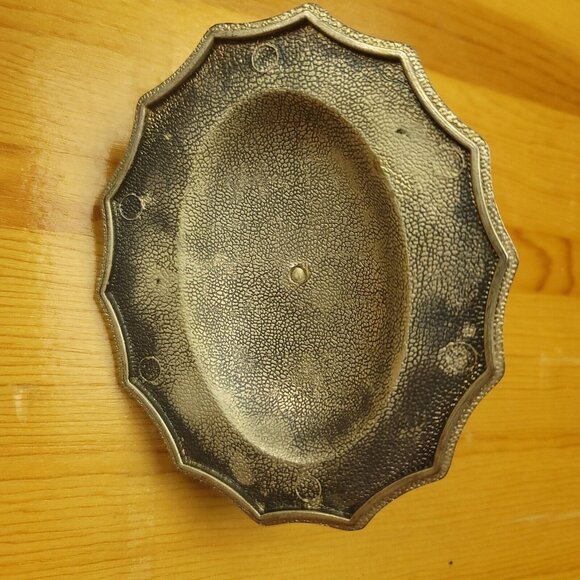 Vintage Godinger Sliver Plate Velvet Lined Trinket Box Jewelry‎ Caddy / Lid 1991 - Picture 3 of 13